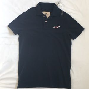Hollister - Collared Polo Shirt (Navy)